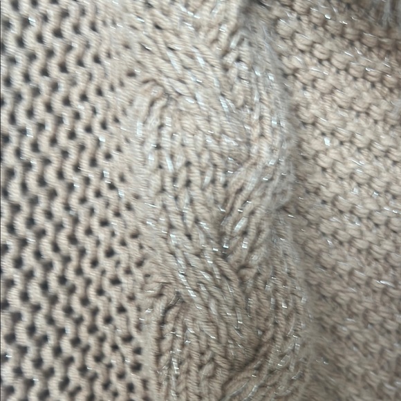 Lilly Pulitzer Tan Fur Vest Cozy Open Front Design - Picture 7 of 9